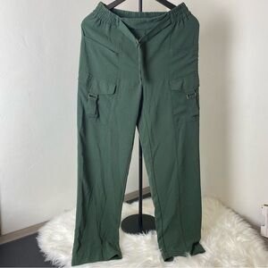 Women's Dark Green Cargo Trousers